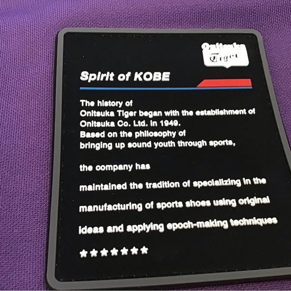 PURPLE JACKET by ONITSUKA Tiger, Spirit of Kobe, hard to find collectors jacket - Picture 5 of 9